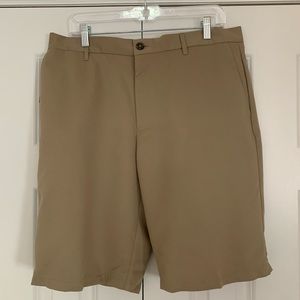 Men’s Dockers Microfiber shorts size 34.Lot of (3) pairs. One Khaki NWT, 2 black